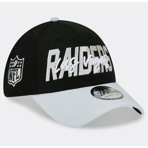 Las Vegas Raiders NFL New Era 2022 Draft 39Thirty M/L Flex Hat NWT RAIDER NATION - Picture 1 of 4